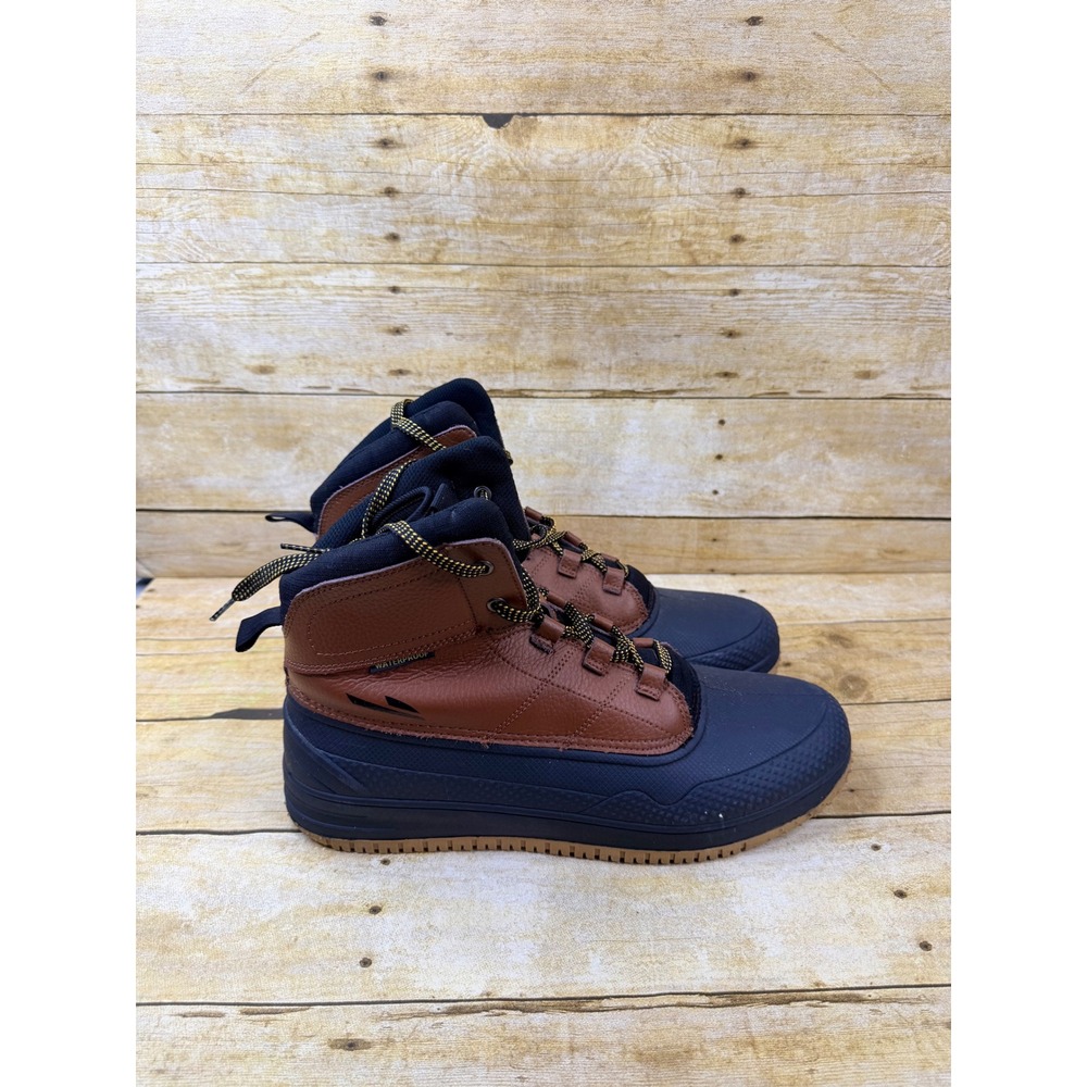 Champion C9 Mens Waterproof Duck Boots Brown Black Leather F16792628 Size 12